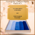 Load image into Gallery viewer, Georgette Pack of 5