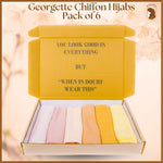 Load image into Gallery viewer, Georgette Pack of 6