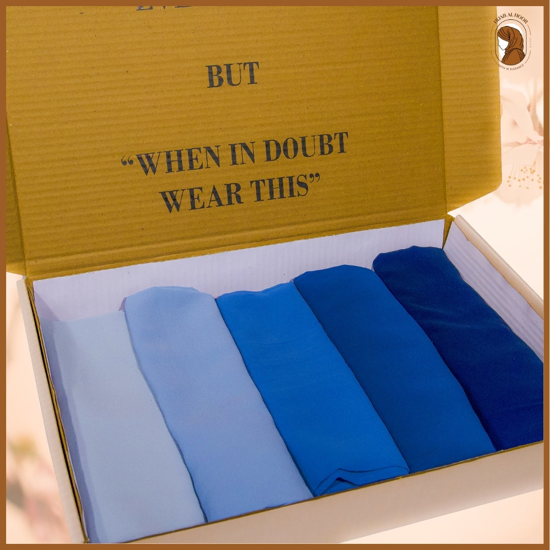 Georgette Pack of 5