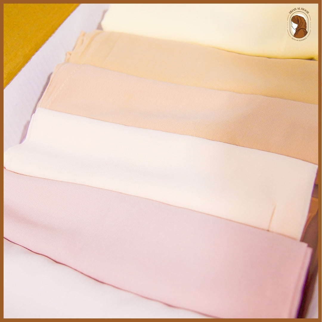 Georgette Pack of 6