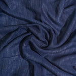 Load image into Gallery viewer, Navy Blue - Shimmering Silver Turkish Lawn Hijab