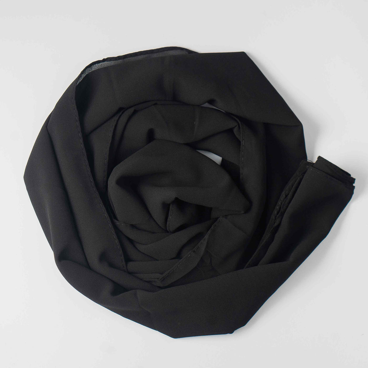 Black georgette hijab