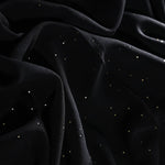 Load image into Gallery viewer, Black - Stardust Georgette Hijab