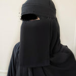 Load image into Gallery viewer, Saudi Niqab Black
