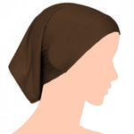 Load image into Gallery viewer, Tube Underscarf Cap - Dark Brown