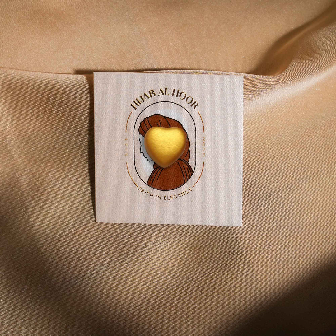 Hijab Magnets - Heart Matte (Any Random Colors Will Be Sent)