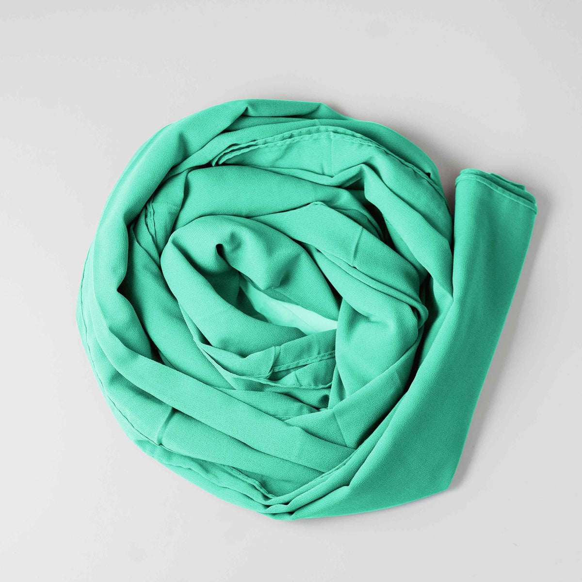 Aquamarine   georgette hijab