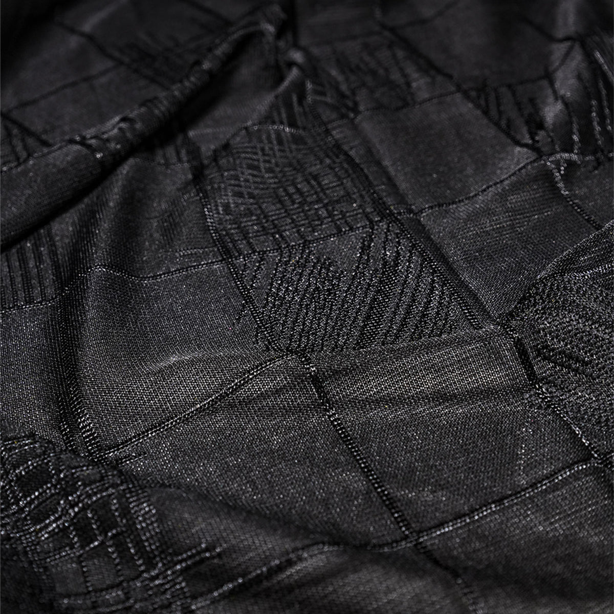 Black   checkered jersey