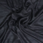 Load image into Gallery viewer, Black - Shimmering Silver Turkish Lawn Hijab
