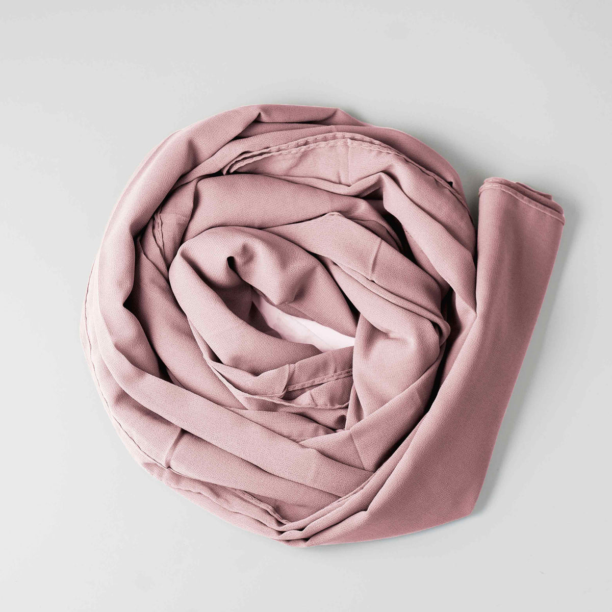 Blush pink   georgette hijab
