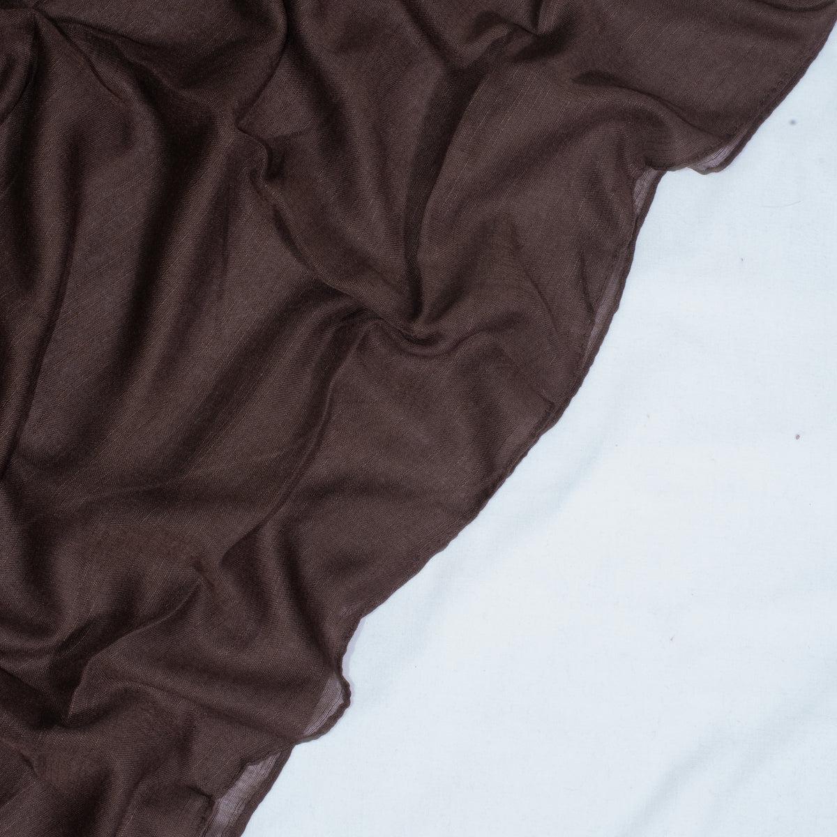 Dark brown   plain lawn