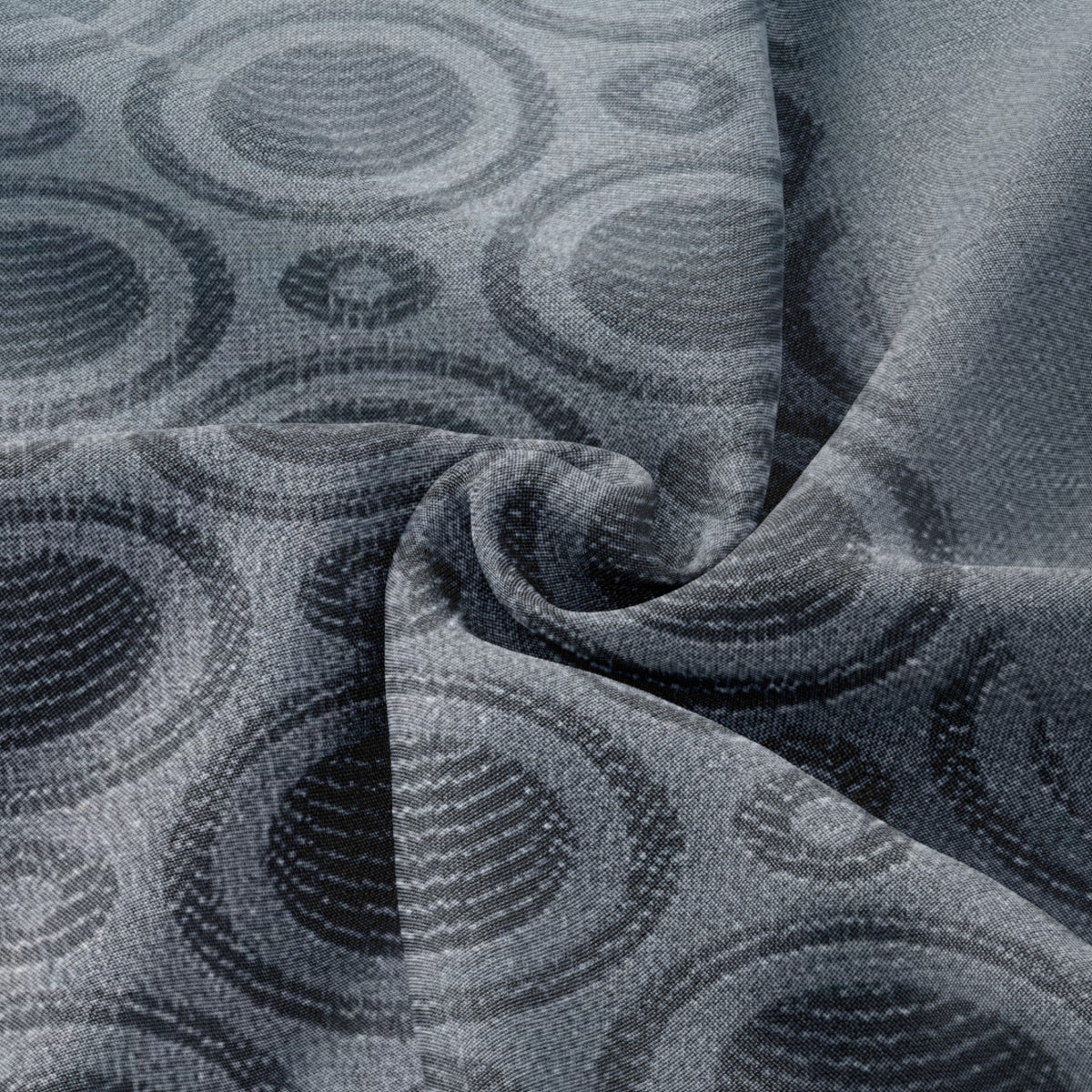 Grey   circle printed