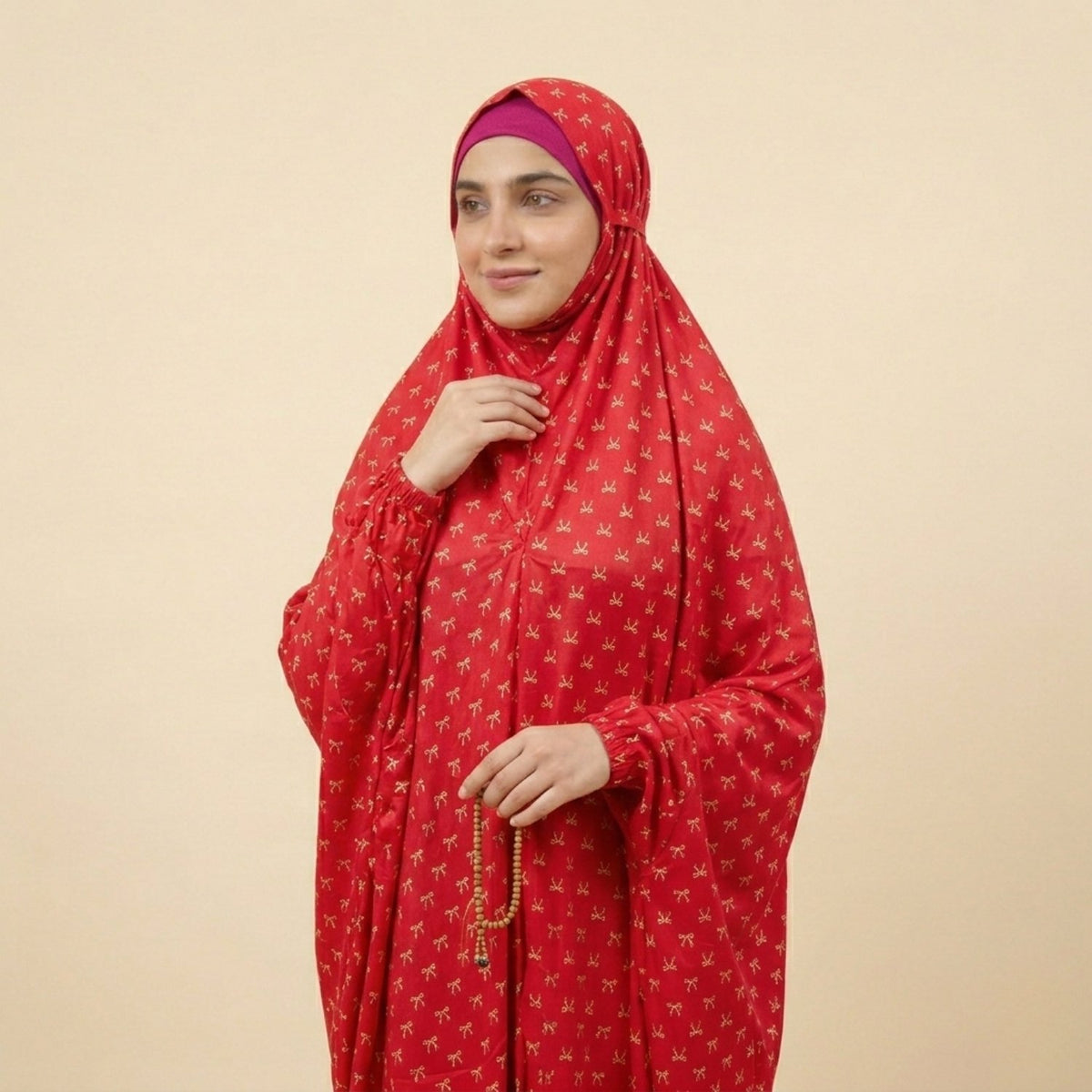Namaz chadar red 1
