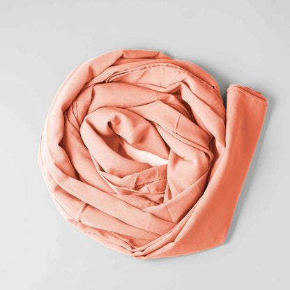 Peach - Georgette Hijaab