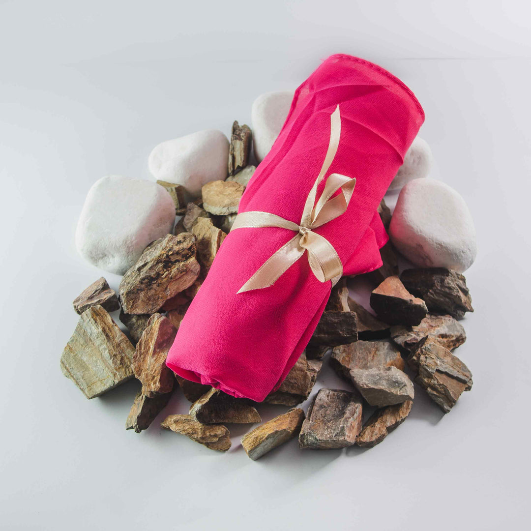 Punch Pink - Georgette Hijab