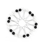Load image into Gallery viewer, Turkish Hijab Pins - Black &amp; White
