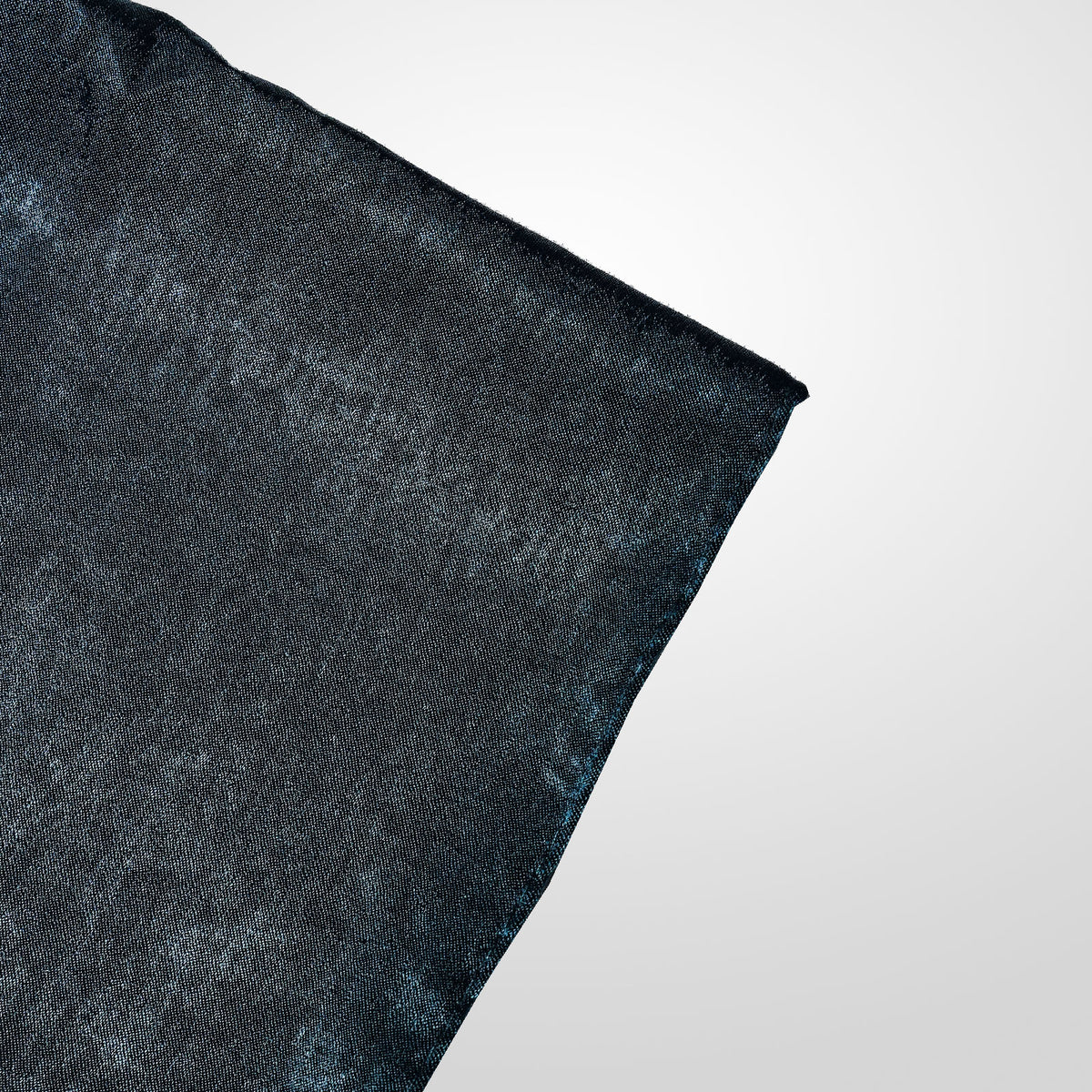 Teal blue   velvet silk