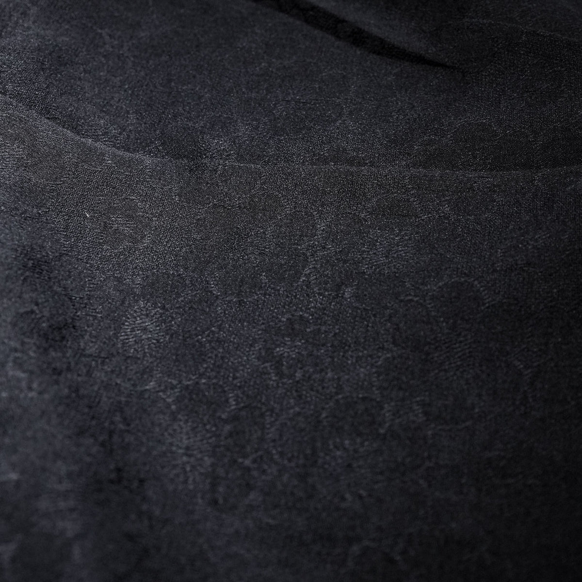 Black   self georgette