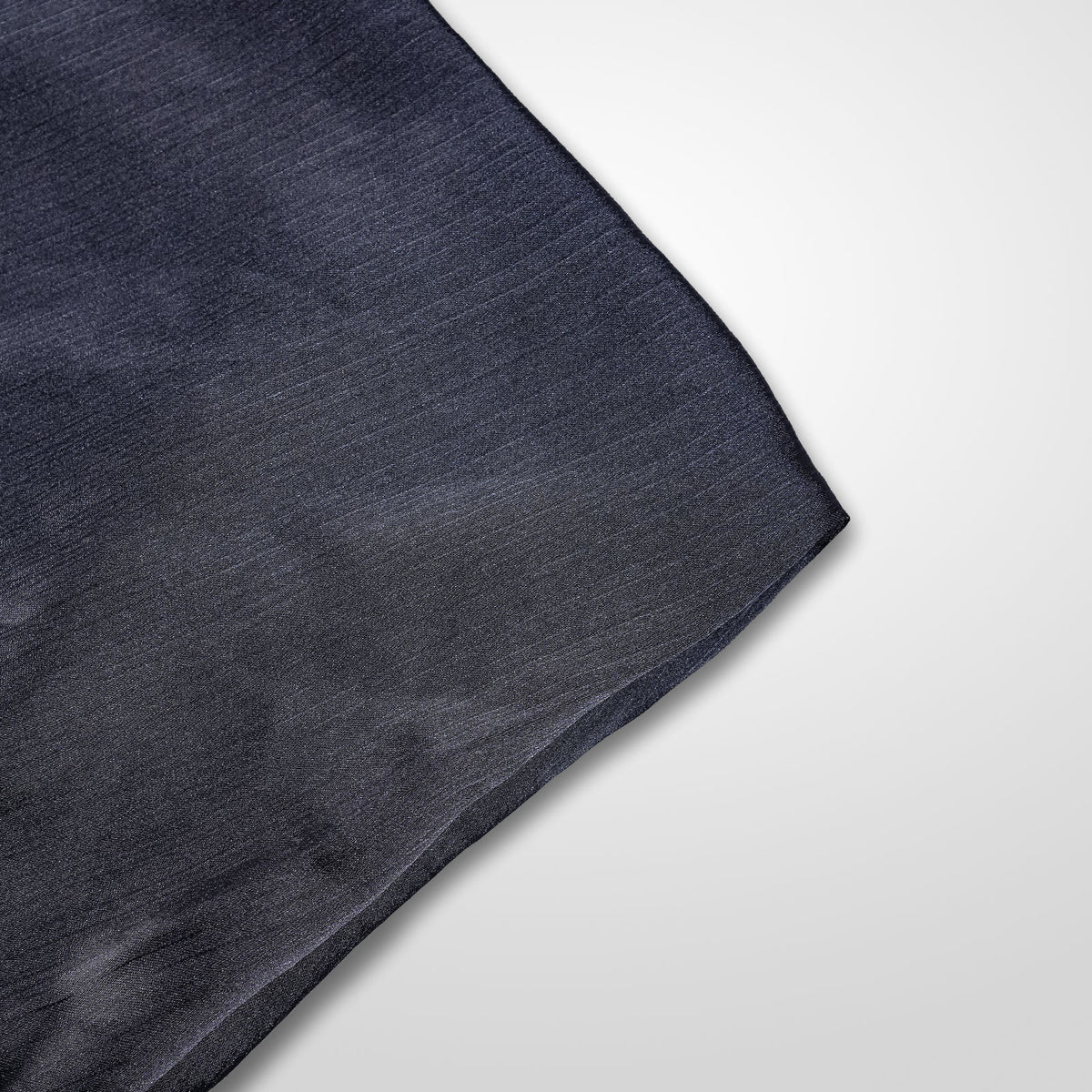 Charcoal   crinkle silk