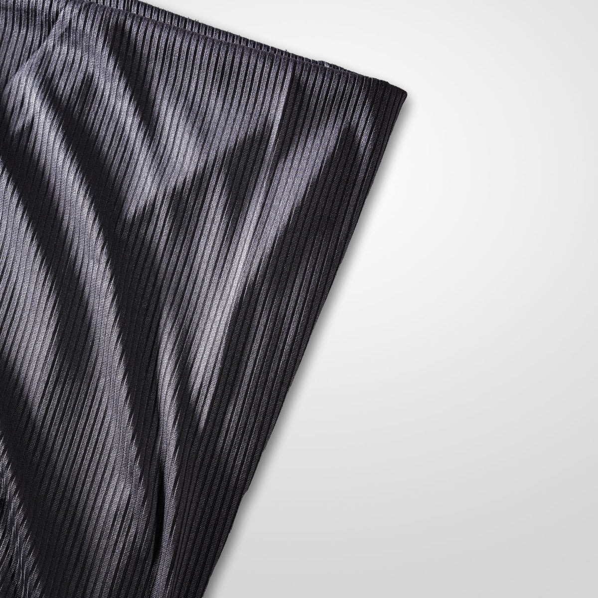 Charcoal   ribbed jersey