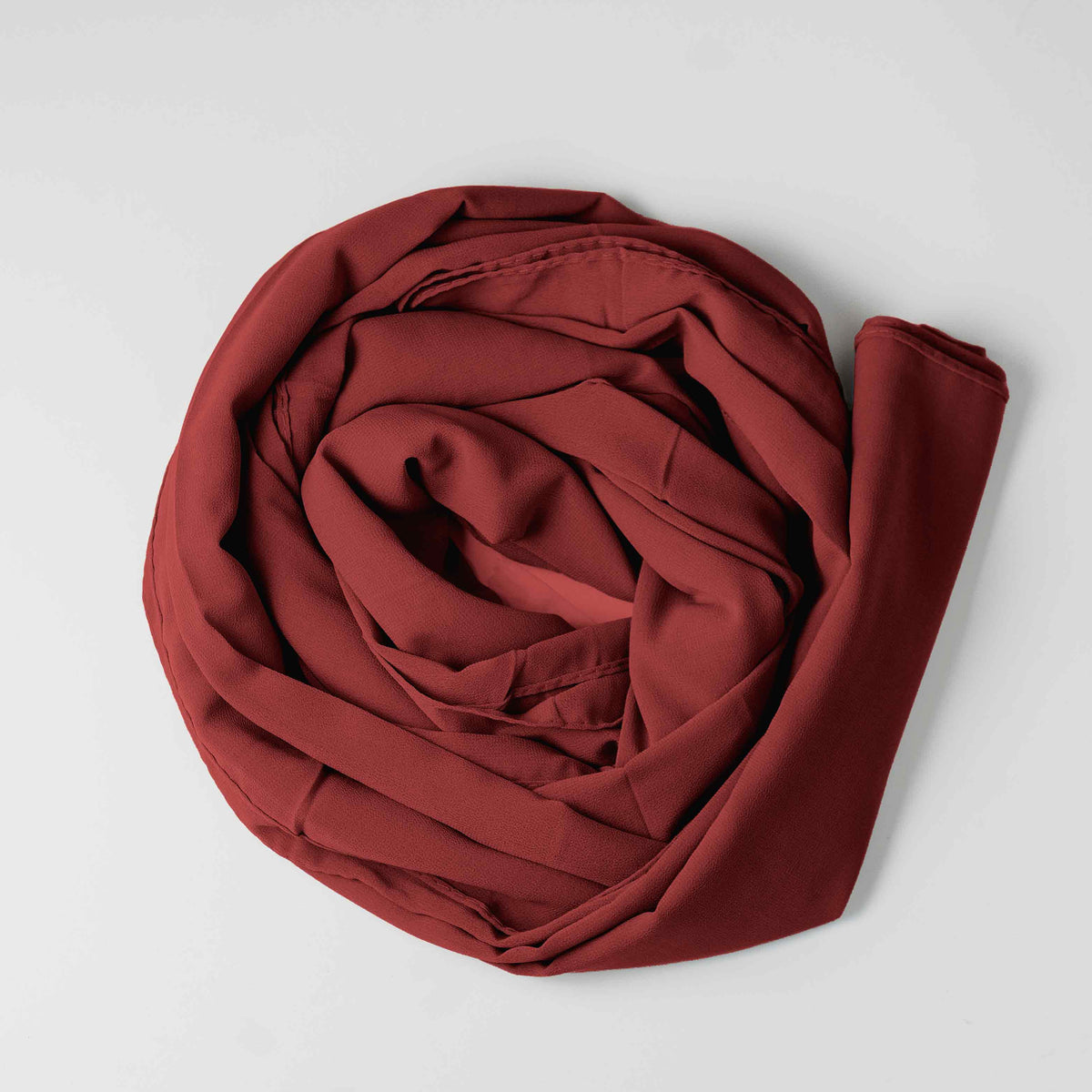 Cranberry   georgette hijab