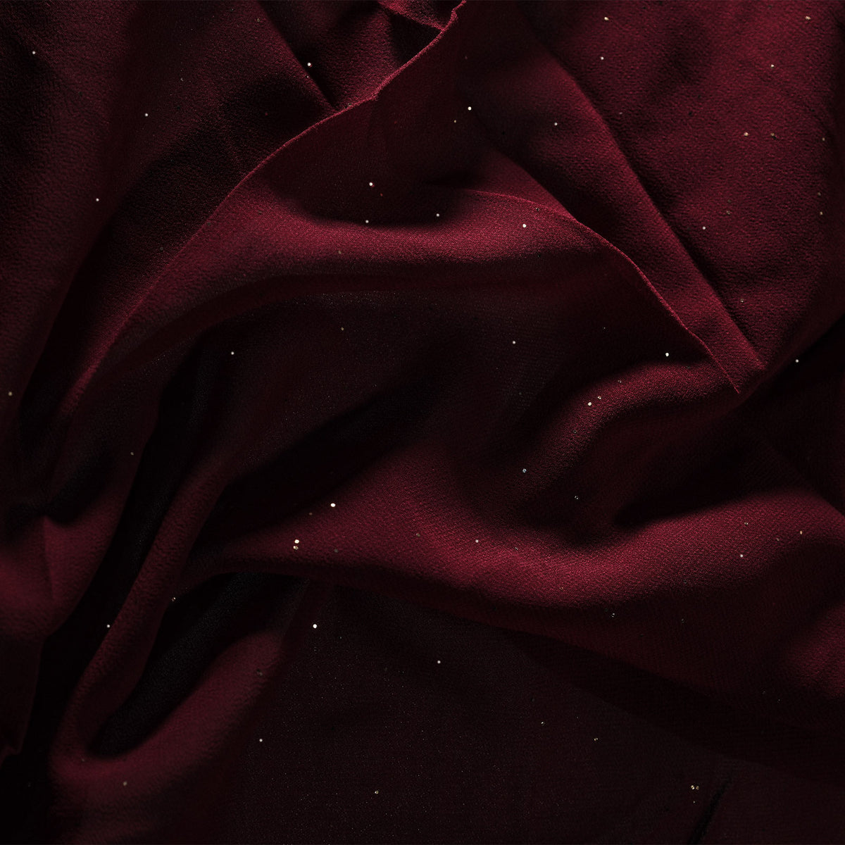 Cranberry   stardust georgette hijab