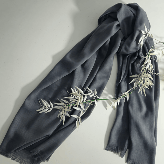 Turkish Lawn Hijab - Charcoal