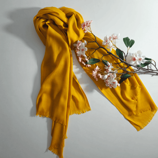Turkish Lawn Hijab - Mustard