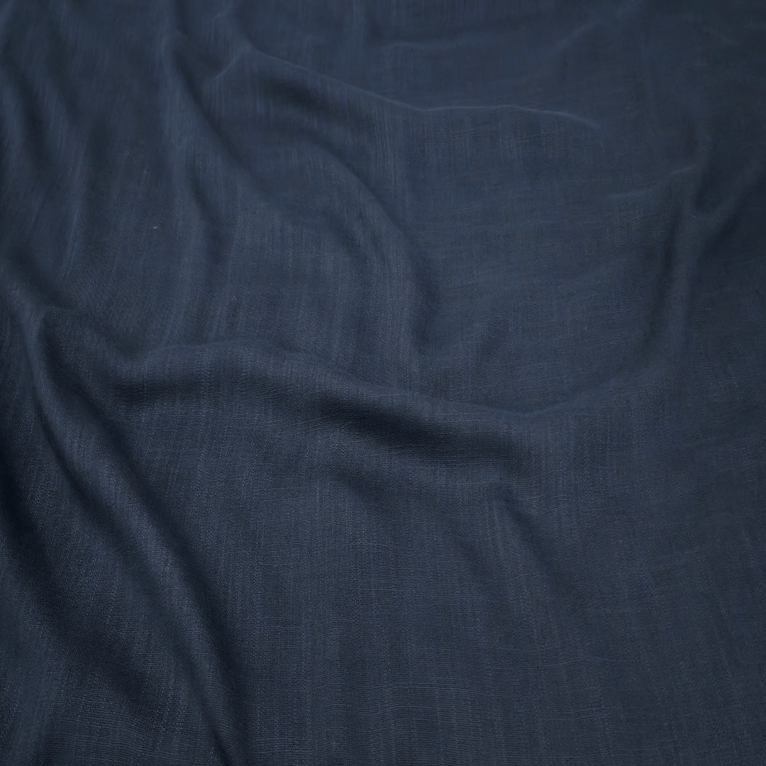Turkish Lawn Hijab - Navy Blue