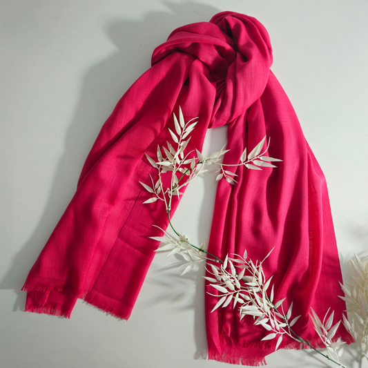 Turkish Lawn Hijab - Punch Pink