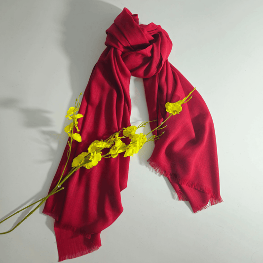 Turkish Lawn Hijab - Red