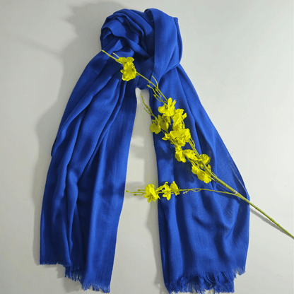 Turkish Lawn Hijab - Royal Blue