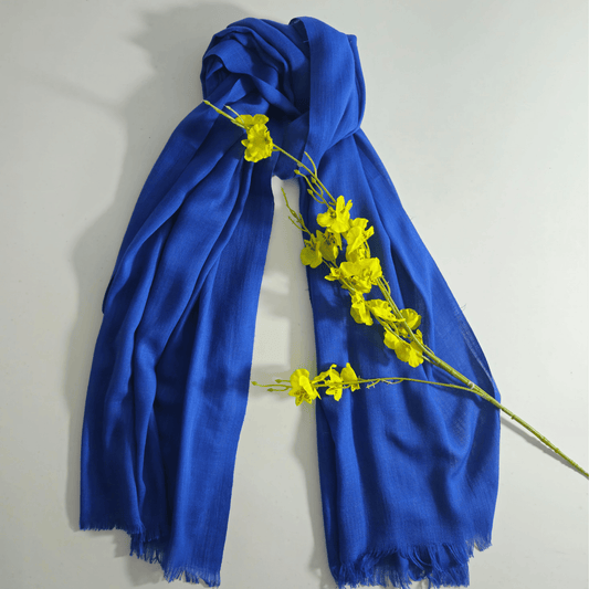 Turkish Lawn Hijab - Royal Blue