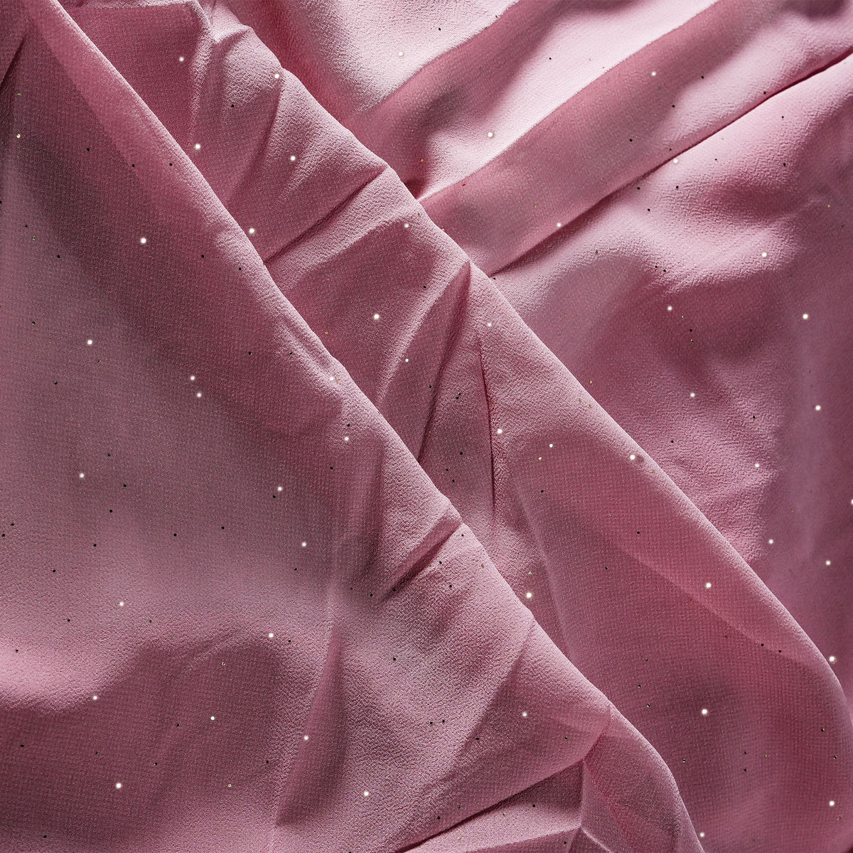 Watermelon   stardust georgette hijab