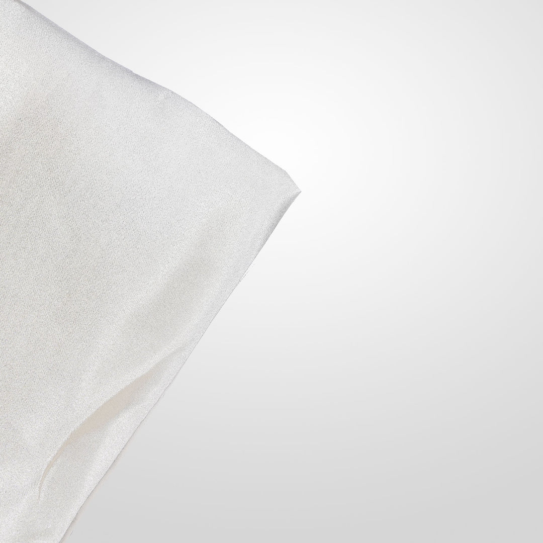 White - Plain Silk