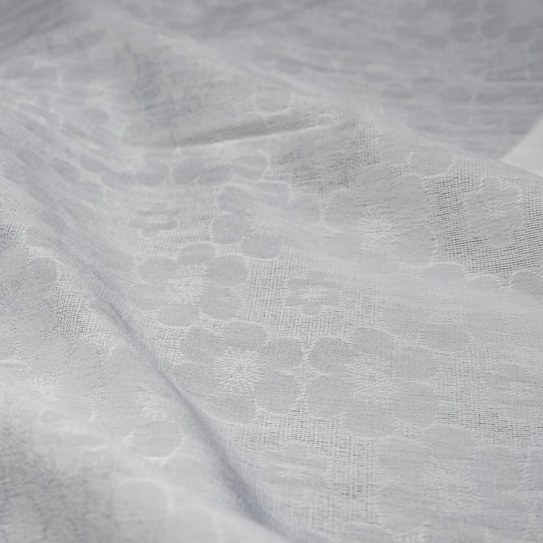 White - Self Georgette