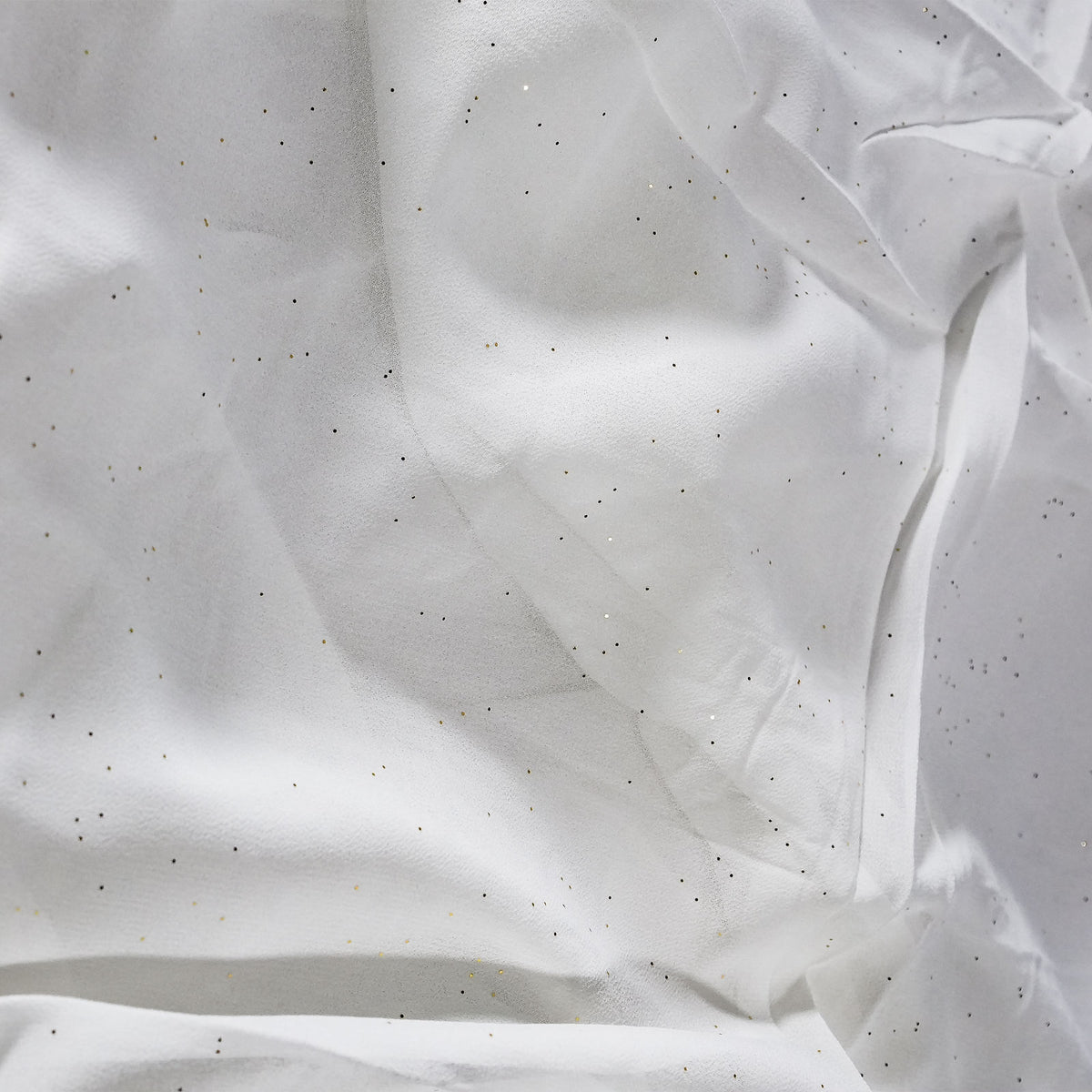 White   stardust georgette hijab